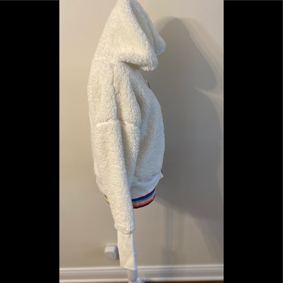 Marika coconut milk shoreline Sherpa jacket size M perfect condition NEW W/tags - Picture 8 of 14